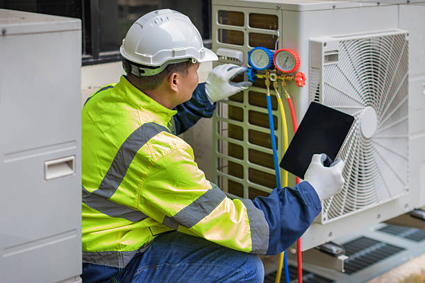 Professional Hvac Maintenance technician working in Houston, DE